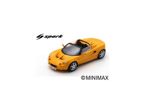 Spark Model S4902 LOTUS ELISE S1 1996 YELLOW 1:43 Modellino