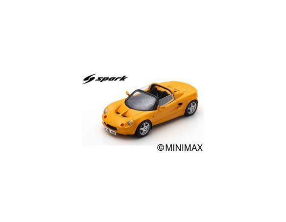Spark Model S4902 LOTUS ELISE S1 1996 YELLOW 1:43 Modellino