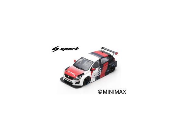 Spark Model S5196 PEUGEOT 308 TCR PRESENTATION 2018 1:43 Modellino