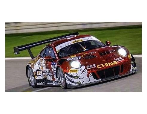 Spark Model S6301 PORSCHE 911 GT3 N.910 FIA FT CUP BHRAIN 2018 CHAO-HONGLI 1:43 Modellino