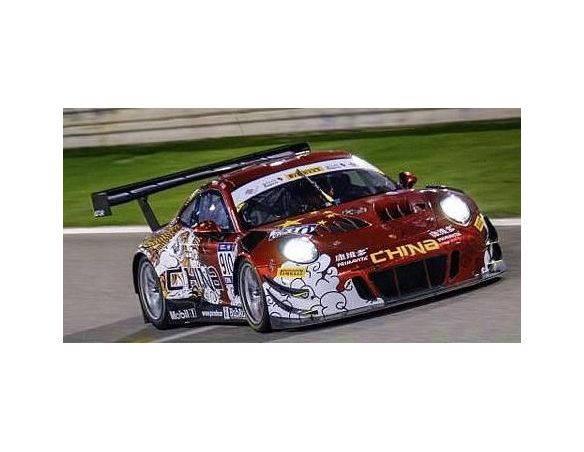 Spark Model S6301 PORSCHE 911 GT3 N.910 FIA FT CUP BHRAIN 2018 CHAO-HONGLI 1:43 Modellino