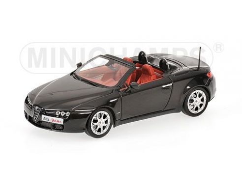 Minichamps PM400120651 A.ROMEO SPIDER 2007 BLACK 1:43 Auto Stradali