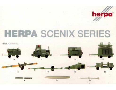 Herpa 551687 Accessories: Ground support equipment 1:200 Aereo Modellino