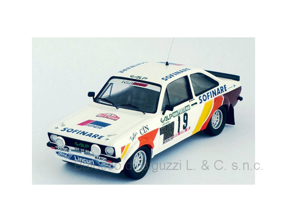Trofeu TFRRAL81 FORD ESCORT MKII N.19 WM RALLY PORTUGAL 1982 SILVA-BEVILACQUA 1:43  1:43 Modellino