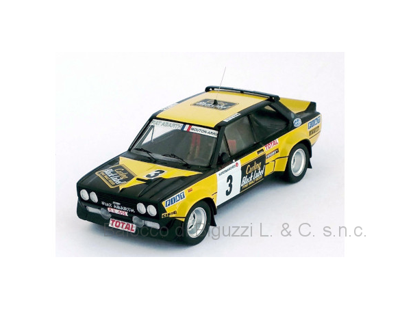 Trofeu TFRRBE09 FIAT 131 ABARTH N.3 BOUCLES DE SPA 1980  MOUTON-ARRII 1:43 Modellino