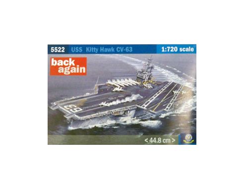Italeri IT5522 USS KITTY HAWK CV-63 KIT 1:720 Modellino