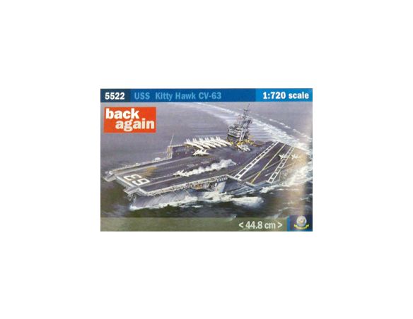Italeri IT5522 USS KITTY HAWK CV-63 KIT 1:720 Modellino