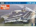 Italeri IT5522 USS KITTY HAWK CV-63 KIT 1:720 Modellino