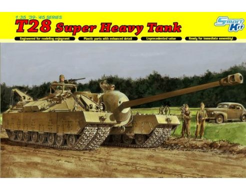 Dragon D6750 T-28 SUPER HEAVY TANK KIT 1:35 Modellino