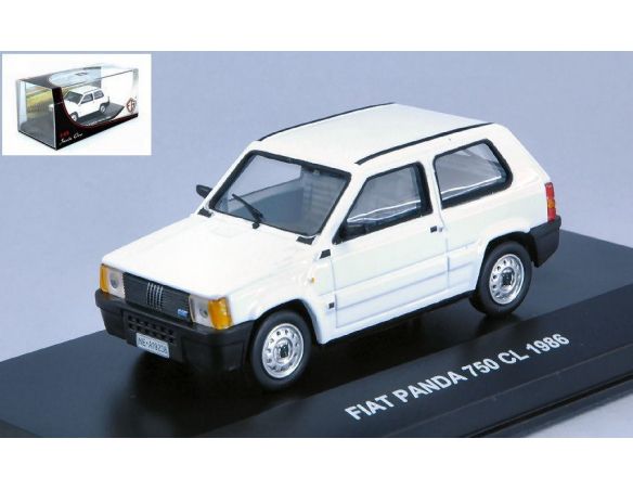Edison Giocattoli EDS801121AF FIAT PANDA 750 CL 1986 WHITE 1:43 Modellino