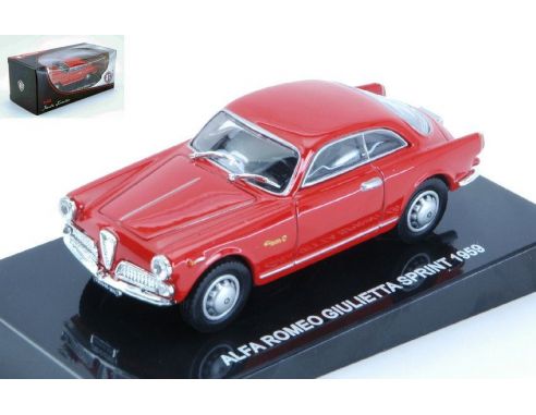 Edison Giocattoli EDS801121CA ALFA ROMEO GIULIETTA SPRINT 1959 RED 1:43 Modellino