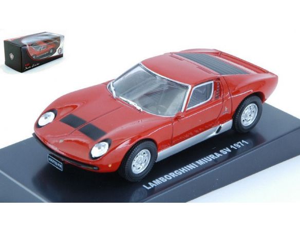 Edison Giocattoli EDS801121CC LAMBORGHINI MIURA SV 1971 RED 1:43 Modellino
