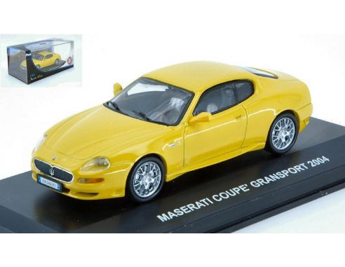 Edison Giocattoli EDS801121U MASERATI COUPE GRANSPORT 2004 YELLOW 1:43 Modellino
