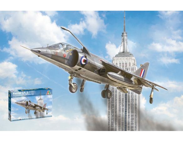 Italeri IT1435 HAWKER HARRIER GR.I KIT 1:72 Modellino