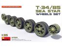 Miniart MIN37033 T-34/85 SEA STAR WHEELS SET KIT 1:35 Modellino