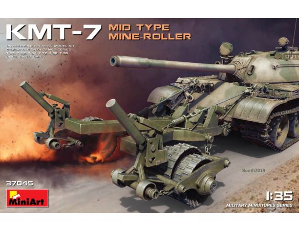 Miniart MIN37045 KMT-7 MID TYPE MINE-ROLLER KIT 1:35 Modellino