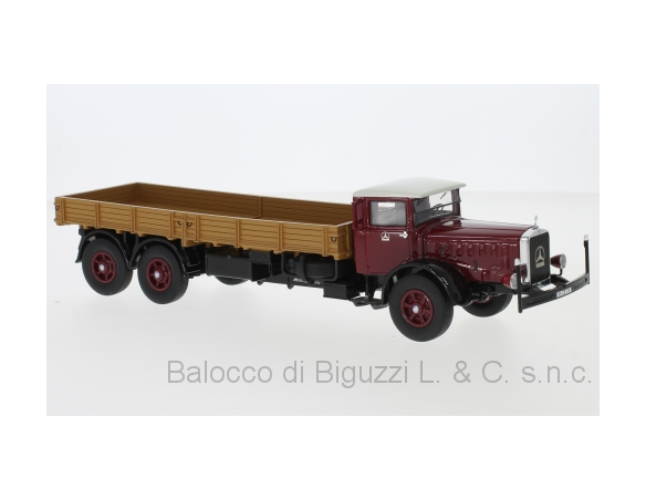 Neo Scale Models NEO46721 MERCEDES L 10000 1937 DARK RED/BEIGE 1:43 Modellino