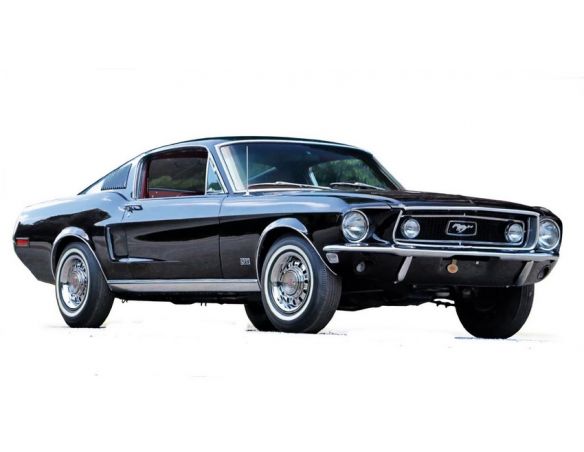 Norev NV122700 FORD MUSTANG FASTBACK  1968 BLACK 1:12 Modellino