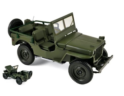 Norev NV189013 JEEP 1942 GREEN 1:18 Modellino