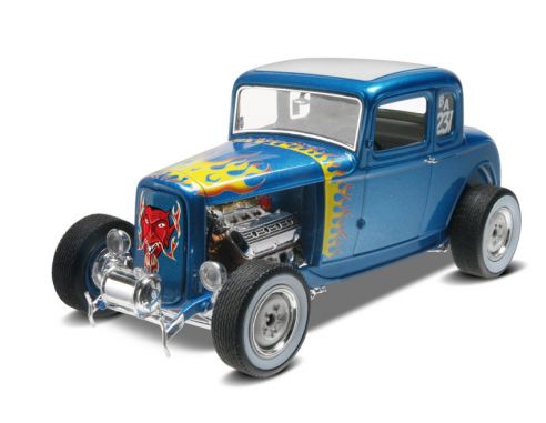 Revell RV14228 FORD 5 WINDOW COUPE 32 KIT 1:25 Modellino
