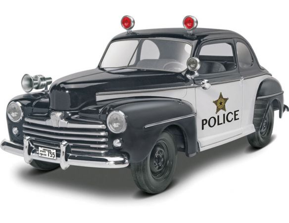 Revell RV14318 FORD 48 POLICE COUPE 2 IN 1 KIT 1:25 Modellino