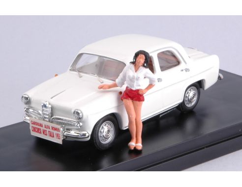 Rio RI4608P ALFA ROMEO GIULIETTA CONCORSO MISS ITALIA 1955 1:43 Modellino