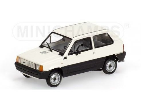 Minichamps PM400121400 FIAT PANDA 34 1980 WHITE 1:43 Modellino
