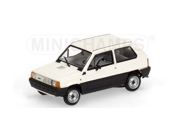 Minichamps PM400121400 FIAT PANDA 34 1980 WHITE 1:43 Modellino