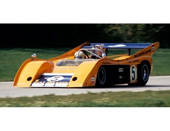 Tecnomodel TMD1857F MC LAREN M20 CAN-AM N.5 ROAD AMERICA ELKHART LAKE 1972 DENNY HULME 1:18 Modellino