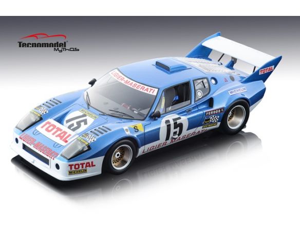 Tecnomodel TMD1899A LIGIER JS2 N.15 8th LM 1974 J.LAFFITE-A.SERPAGGI 1:18 Modellino
