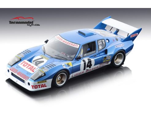 Tecnomodel TMD1899B LIGIER JS2 N.14 DNF LM 1974 G.CHASSEUIL-M.LECLERE 1:18 Modellino