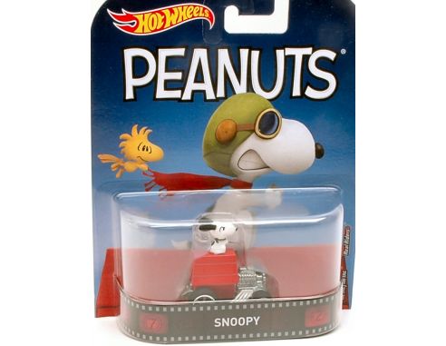 Hot Wheels HWDWJ89 PEANUTS SNOOPY MOBILE 1:64 Modellino