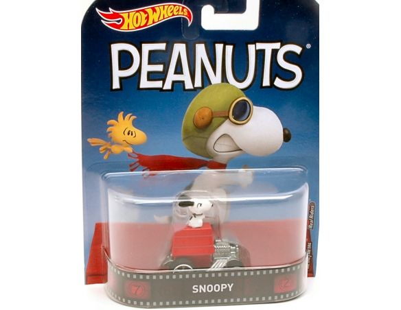 Hot Wheels HWDWJ89 PEANUTS SNOOPY MOBILE 1:64 Modellino