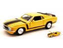 Maisto MI31943Y FORD MUSTANG BOSS 302 1970 YELLOW/BLACK 1:24 Modellino