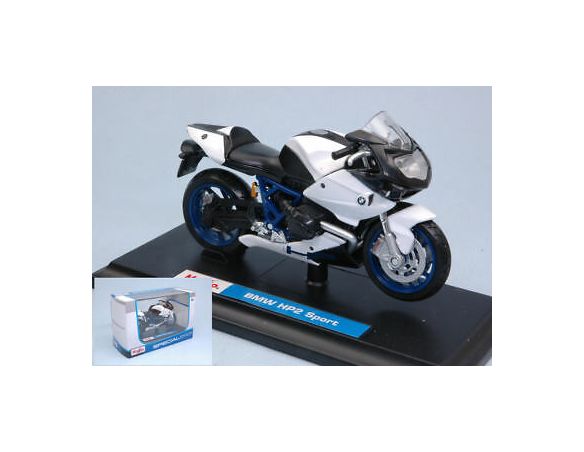 Maisto MI08010W BMW HP2 SPORT WHITE 1:18 Modellino