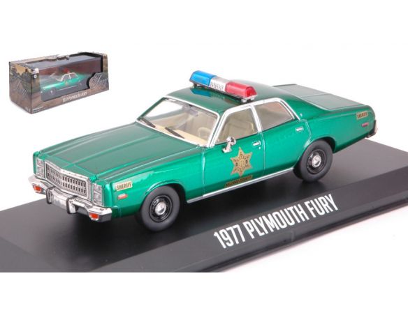 Greenlight GREEN86558GR CADILLAC FLEETWOOD SERIES 60 1955 ELVIS PRESLEY 1935-1977 LIGHTBLUE 1:24 Modellino
