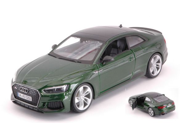 BBURAGO BU21090G AUDI RS 5 COUPE 2019 GREEN 1:24 Modellino