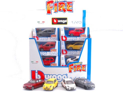 Bburago BU90668 AUTO ITALIANE STREET FIRE Pz 24 1:43 Modellino