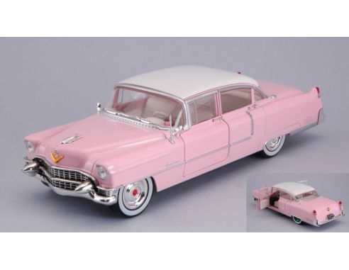 Greenlight GREEN84092 CADILLAC FLEETWOOD SERIES 60 1955 ELVIS PRESLEY 1935-1977 PINK 1:24 Modellino