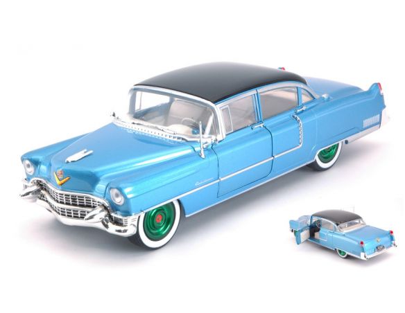 Greenlight GREEN84093GR CADILLAC FLEETWOOD SERIES 60 1955 ELVIS PRESLEY GREEN WHEELS 1:24 Modellino