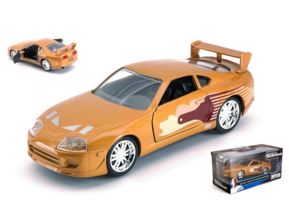 JADA TOYS JADA99542 TOYOTA SUPRA SLAP JACK'S FAST & FURIOUS GOLD 1:32 Modellino