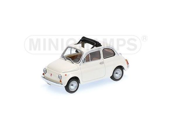 Minichamps PM400121604 FIAT 500 1965 WHITE 1:43 Modellino