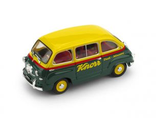Brumm BM0643 FIAT 600 MULTIPLA VEICOLO COMMERCIALE BRODO KNORR 1956 1:43 Modellino
