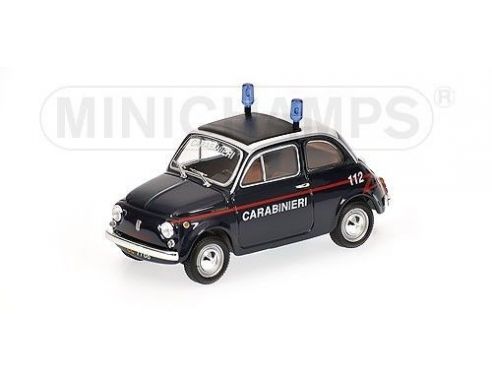 Minichamps PM400121690 FIAT 500 1965 CARABINIERI 1:43 Modellino