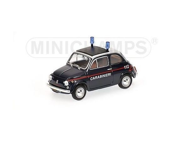Minichamps PM400121690 FIAT 500 1965 CARABINIERI 1:43 Modellino