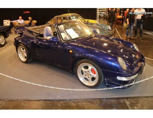 Ixo model GT257 PORSCHE 911 (993) TURBO CABRIOLET IRIS BLUE 1:18 Modellino