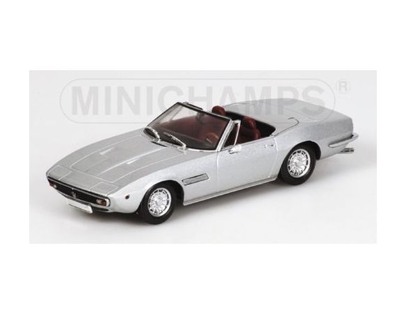 MINICHAMPS 400123331 MASERATI GHIBLI SPIDER 1969 SILVER Modellino