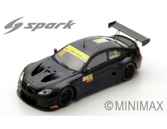 Spark Model S18SA022 BMW M6 GT3 N.18 FIA GT WORLD CUP MACAU 2017 AUGUSTO FARFUS 1:18 Modellino
