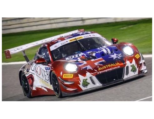 Spark Model S6309 PORSCHE 911 GT3 R N.911 FIA GT CUP BAHRAIN 2018 S.GROVE-B.GROVE 1:43 Modellino