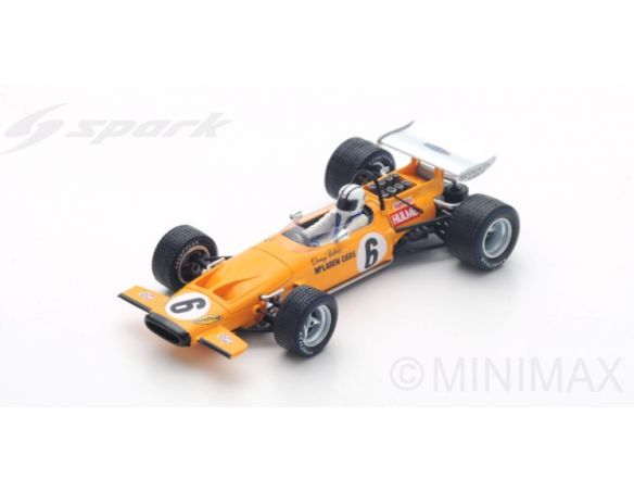 Spark Model S7140 MC LAREN M14A DENIS HULME 1970 N.6 2nd SOUTH AFRICAN GP 1:43 Modellino